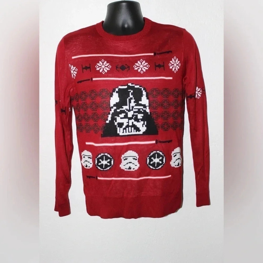 Starwars Darth Vader Christmas Holiday Sweater Small